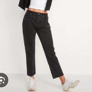 Old Navy 18 High-Waisted Slouchy Straight Jeans
